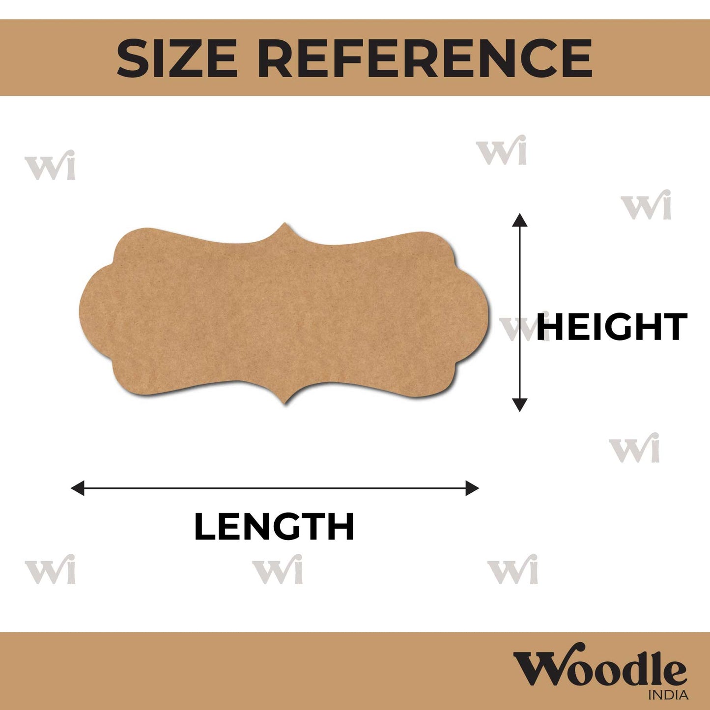 Nameplate MDF Design 38