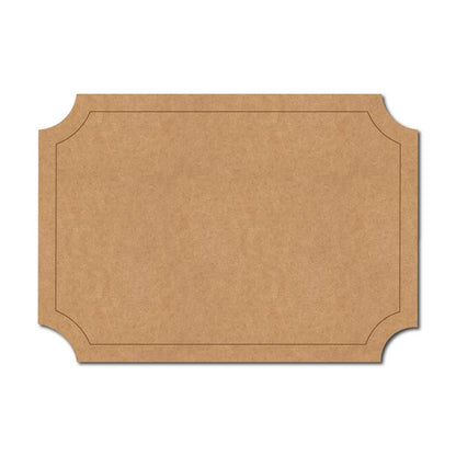 Nameplate Pre Marked Base MDF Design 1