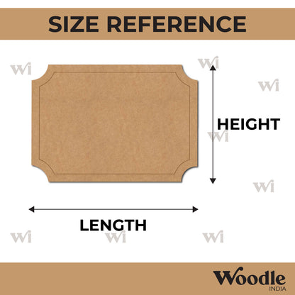 Nameplate Pre Marked Base MDF Design 1