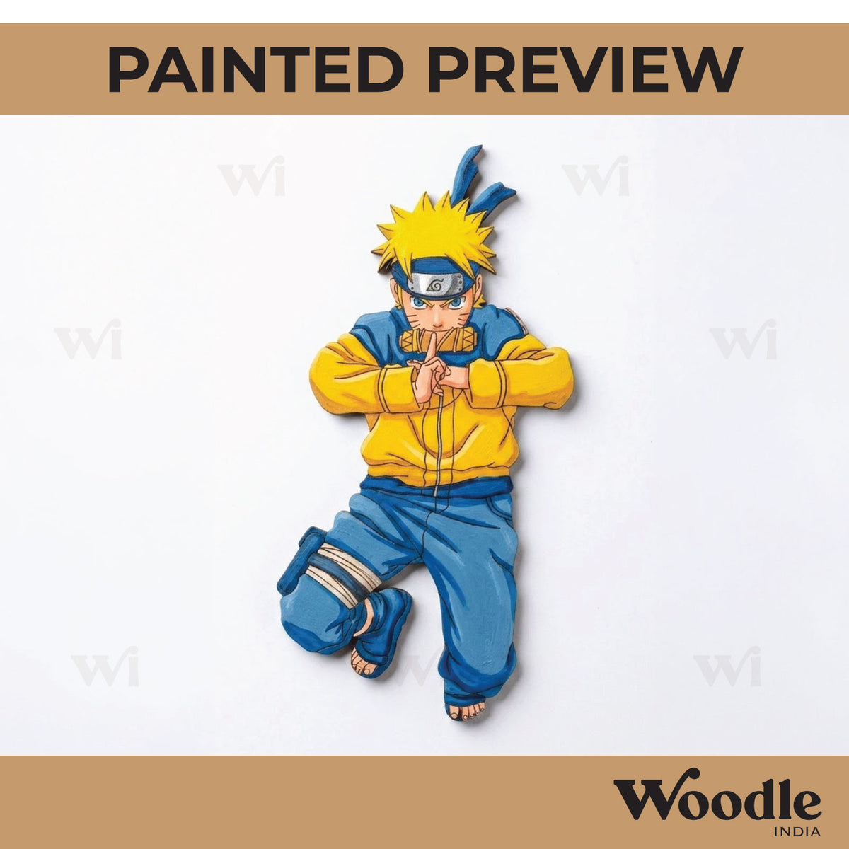 Naruto Ninja Pre Marked MDF Design 2