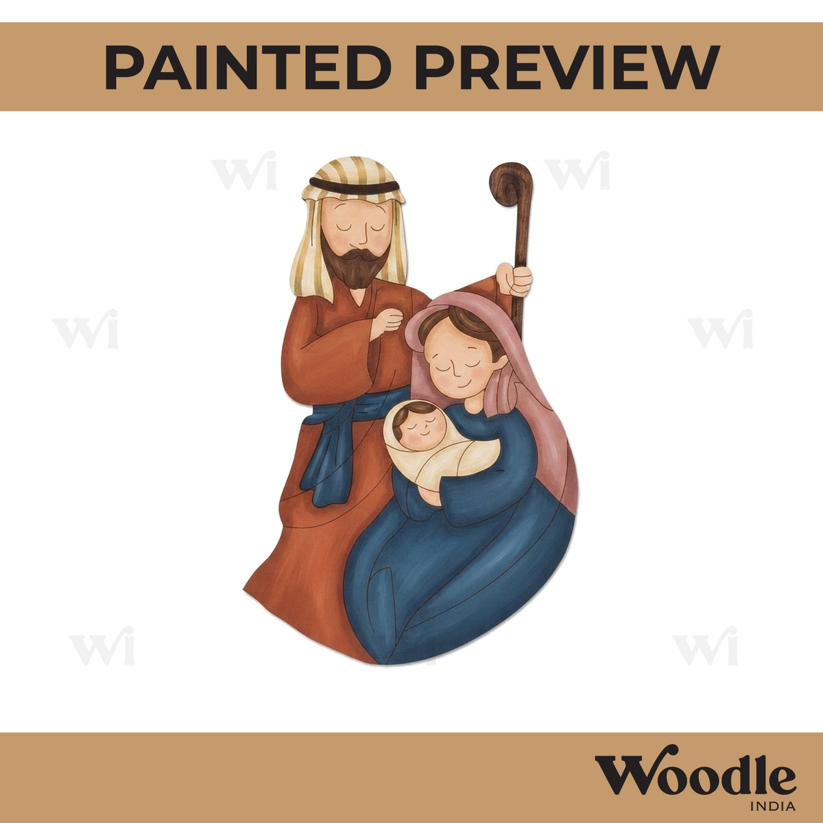 Nativity Pre Marked MDF Design 1
