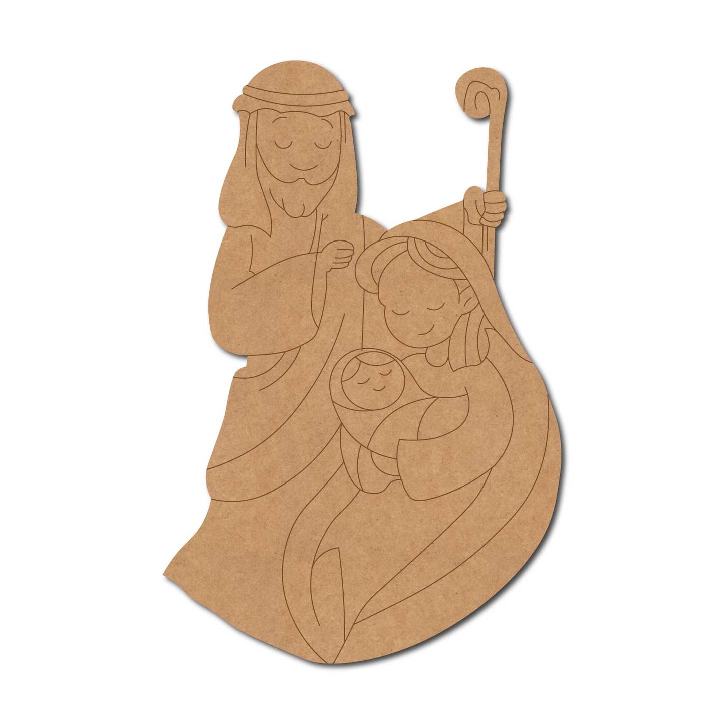 Nativity Pre Marked MDF Design 1