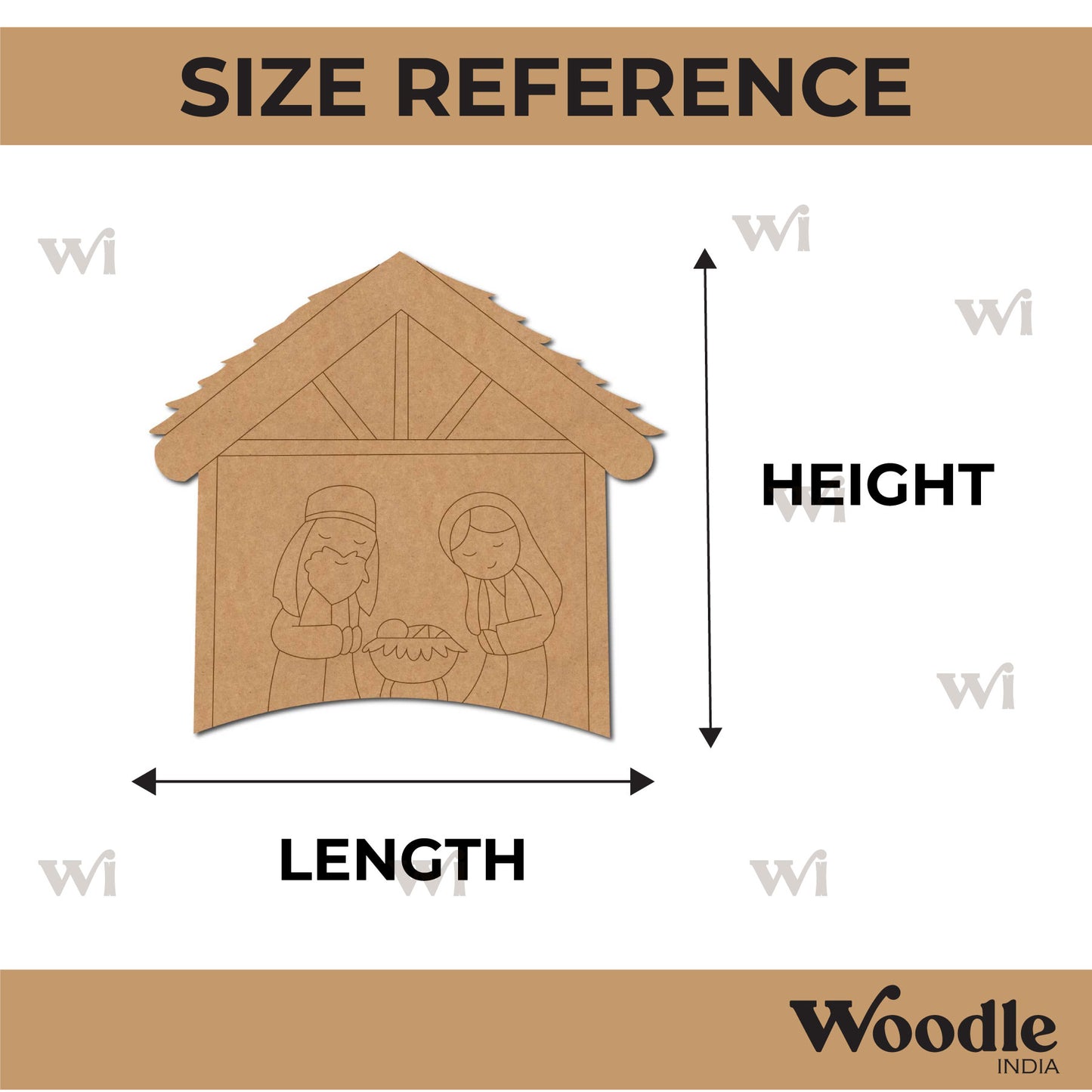 Nativity Pre Marked MDF Design 2