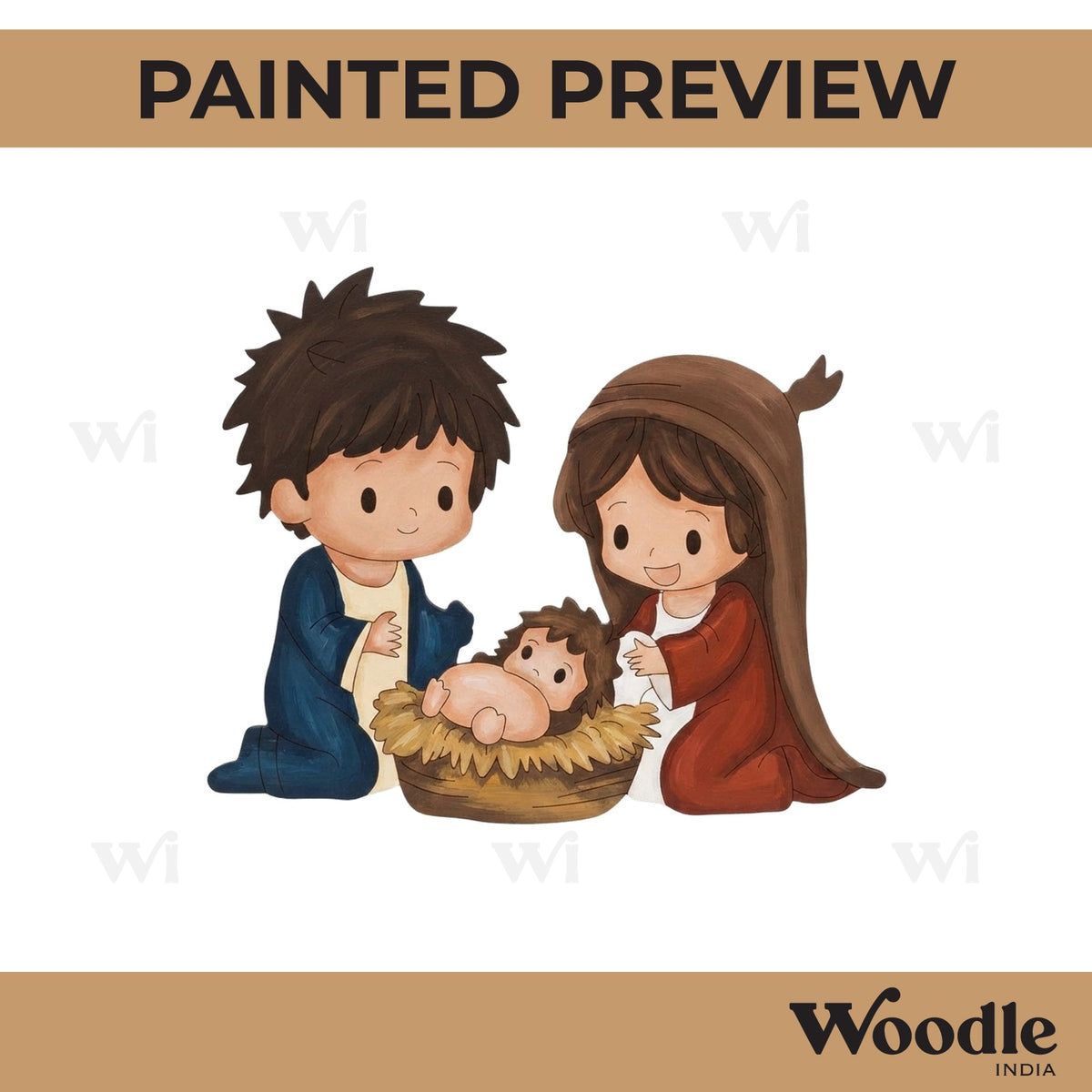 Nativity Pre Marked MDF Design 3