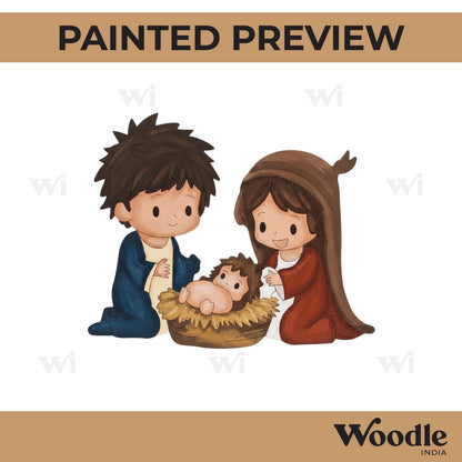 Nativity Pre Marked MDF Design 3