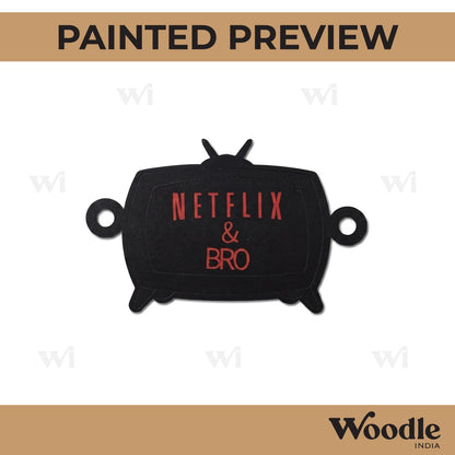 Netflix Rakhi Pre Marked MDF Design 1