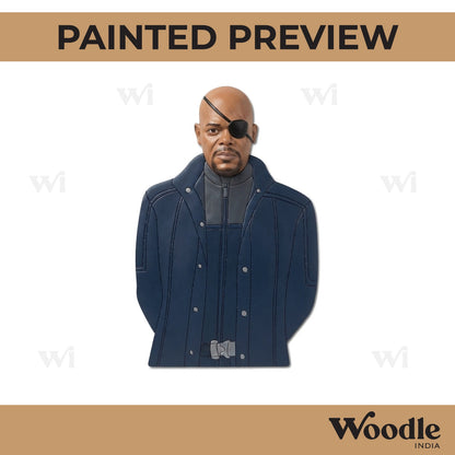Nick Fury Marvel Avengers Pre Marked MDF Design 1