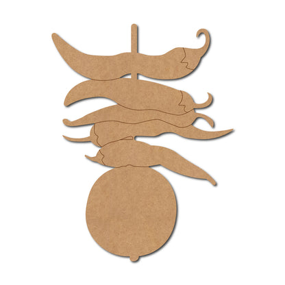 Nimbu Mirchi Nazar Battu Pre Marked MDF Design 1