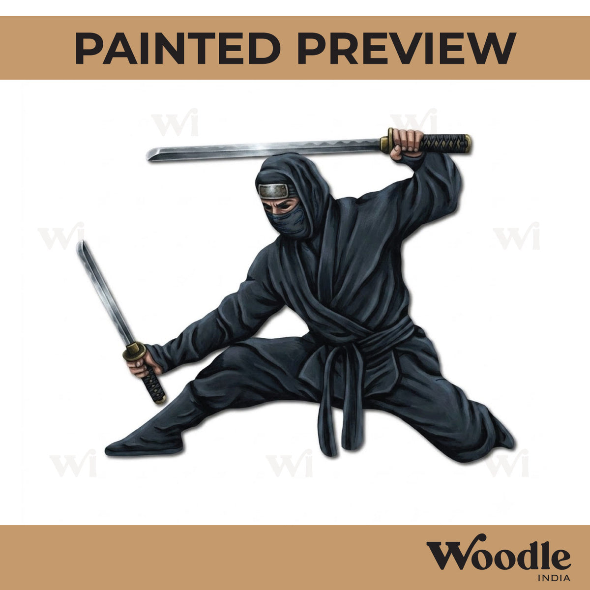 Ninja Pre Marked MDF Design 1