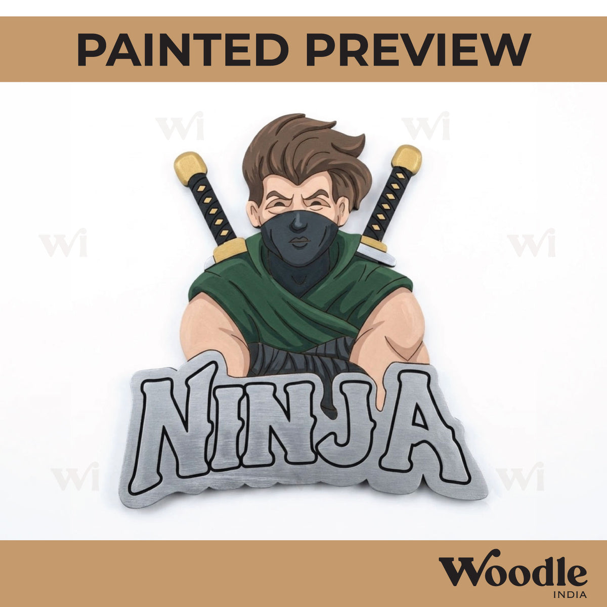 Ninja Pre Marked MDF Design 2