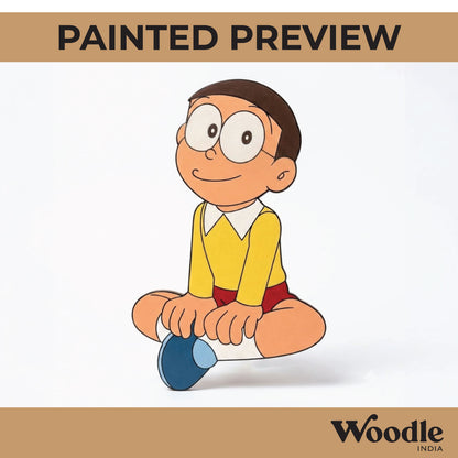 Nobita Doraemon Pre Marked MDF Design 1