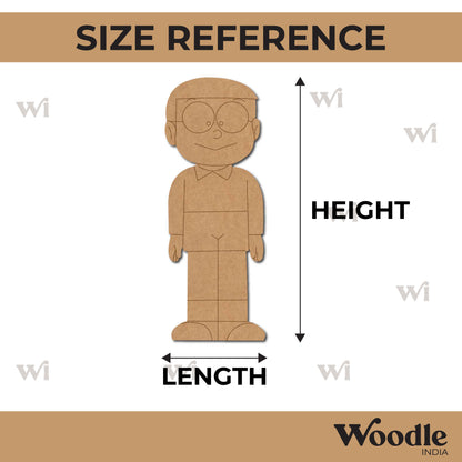 Nobita Doraemon Pre Marked MDF Design 2