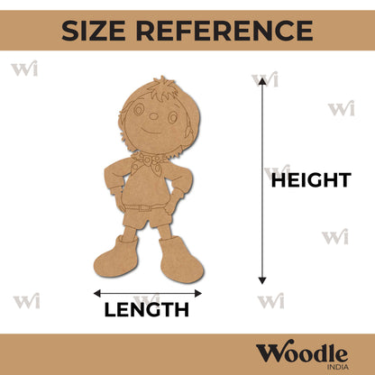 Noddy Cartoon Pre Marked MDF Design 1