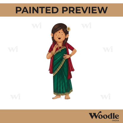 North East Woman Pre Marked MDF Design 1