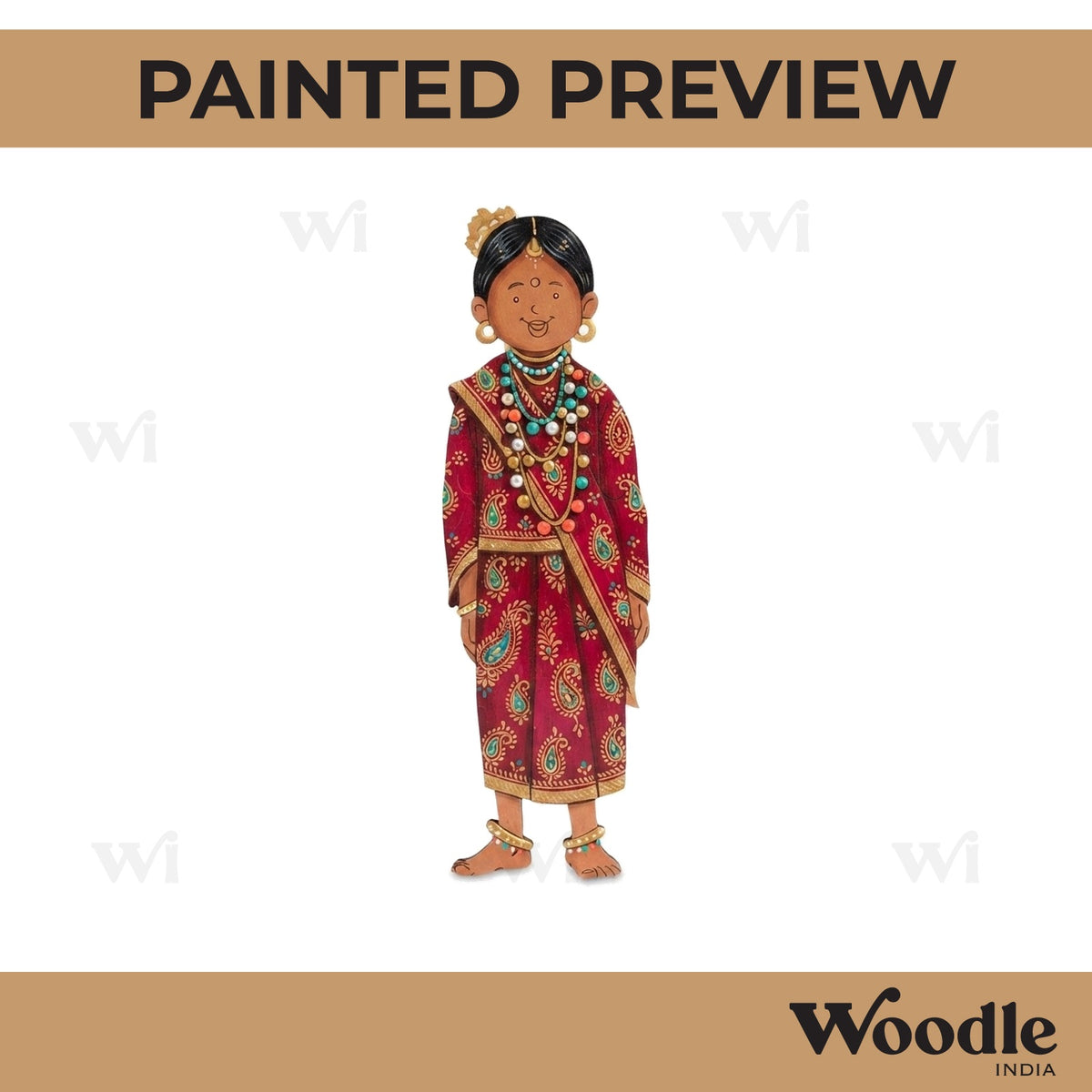 North East Woman Pre Marked MDF Design 4
