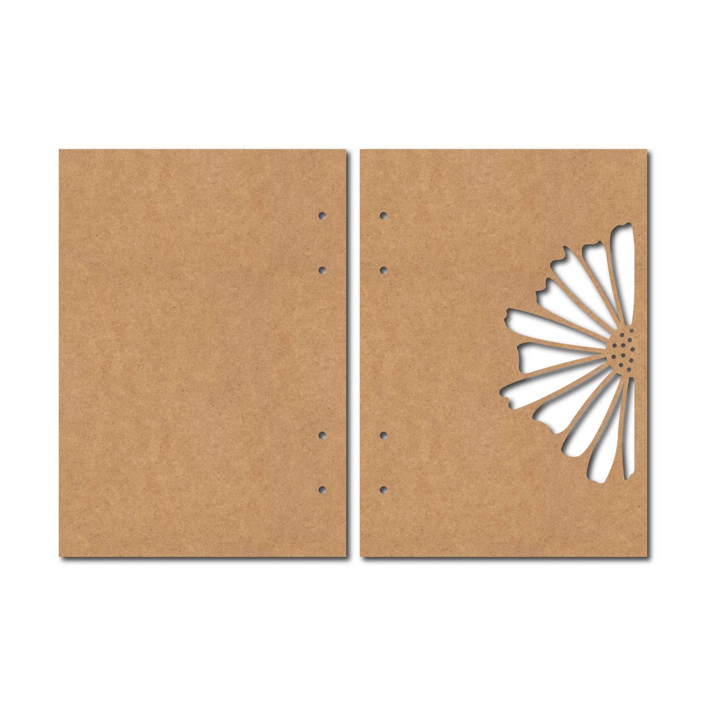 Notebook Cover Flower MDF Design 1