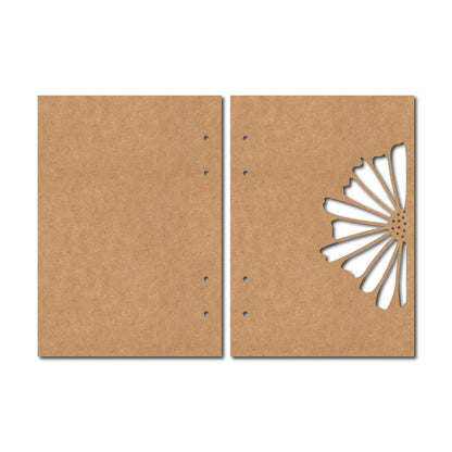 Notebook Cover Flower MDF Design 1