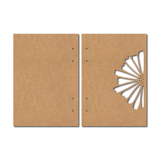 Notebook Cover Flower MDF Design 1