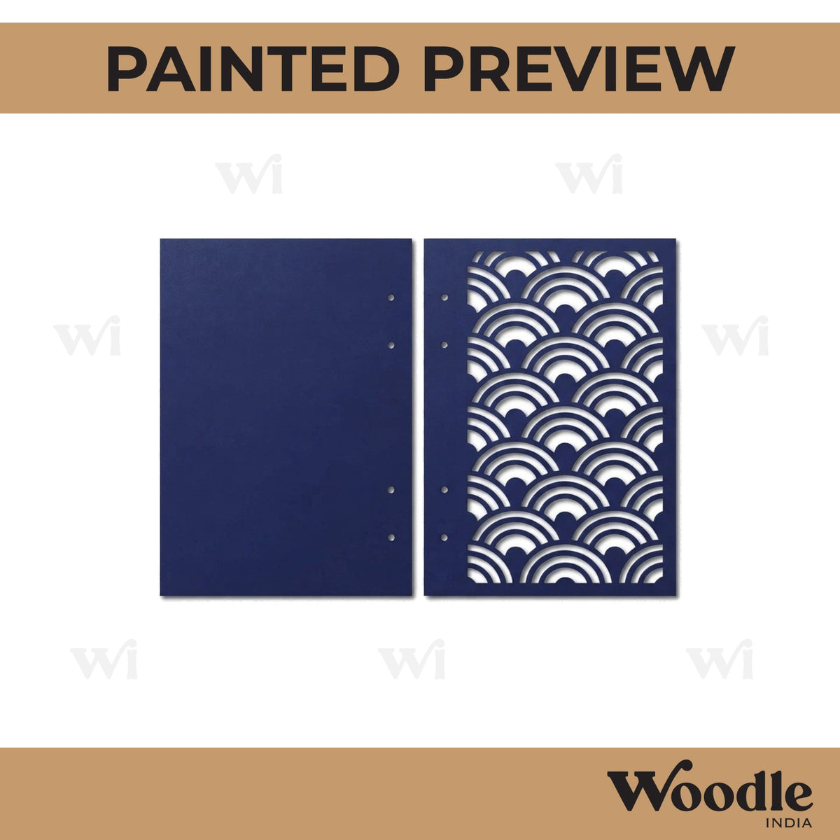 Notebook Cover Pattern MDF Design 1