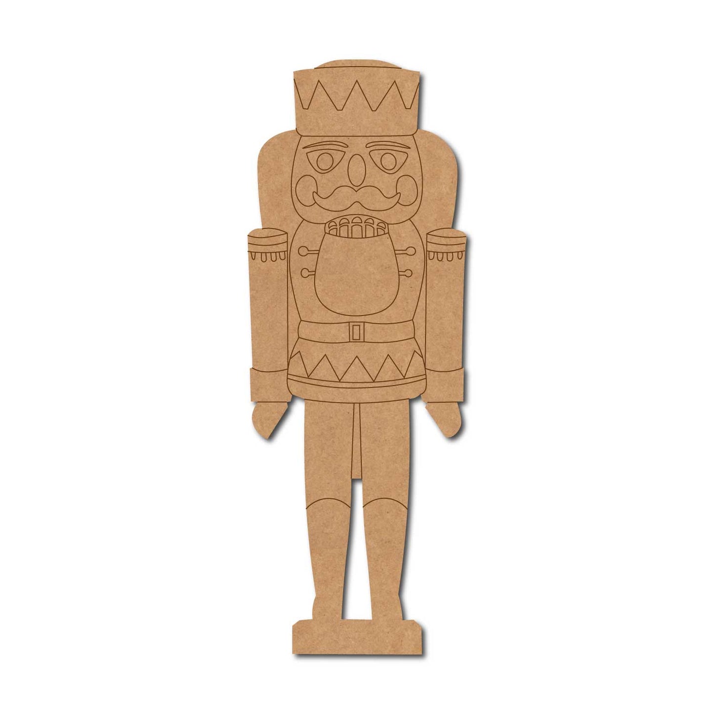 Nutcracker Royal Soldier Pre Marked MDF Design 1