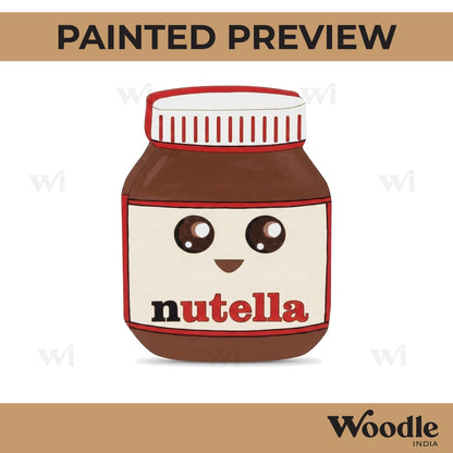 Nutella Jar Pre Marked MDF Design 1