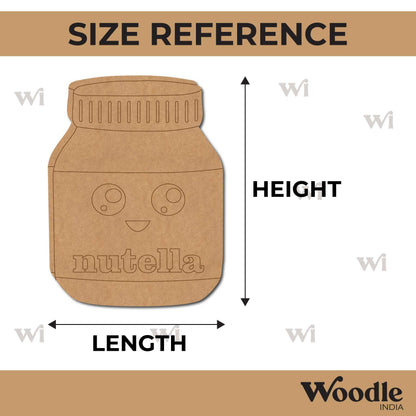 Nutella Jar Pre Marked MDF Design 1