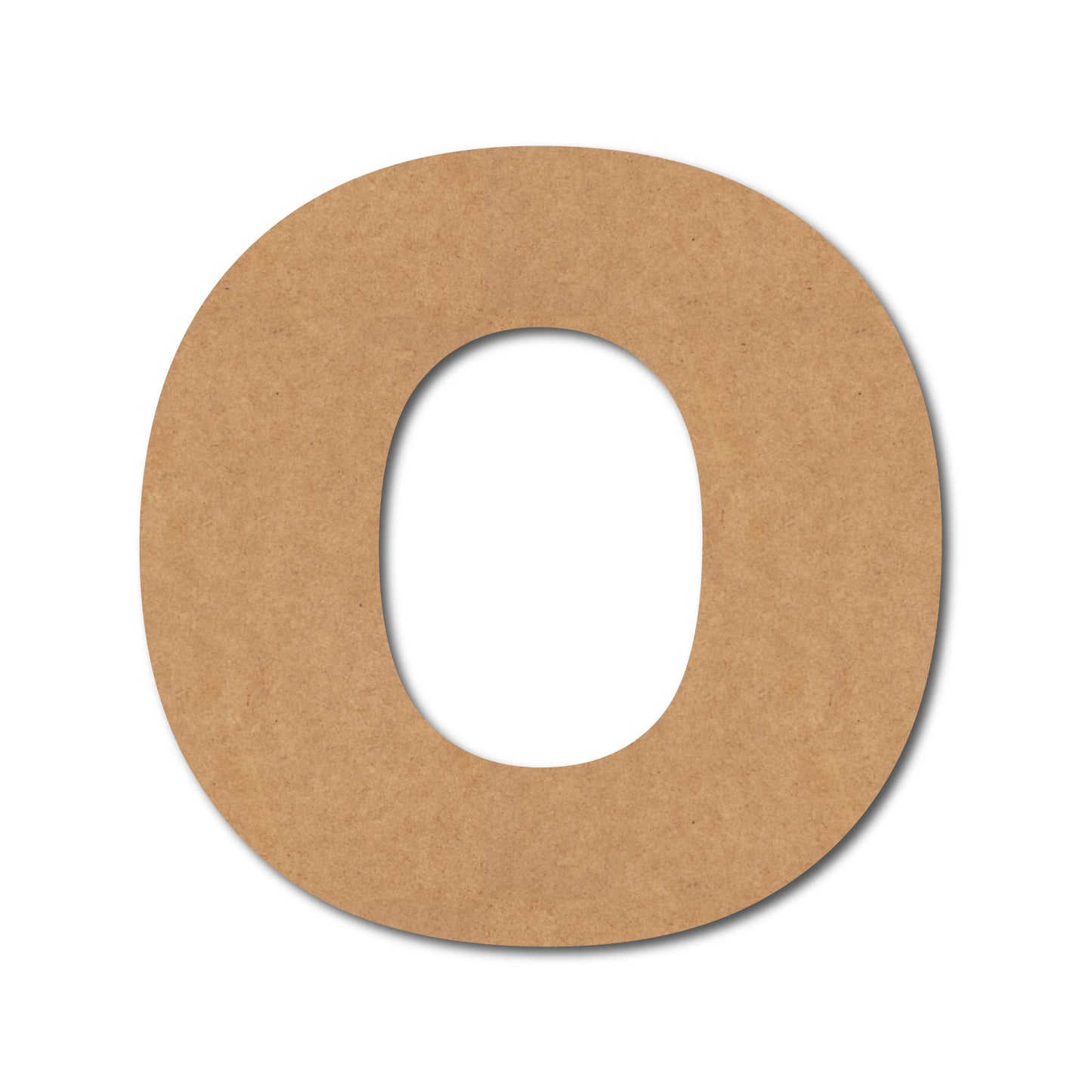 Alphabet O Monogram Cutout MDF Design 1