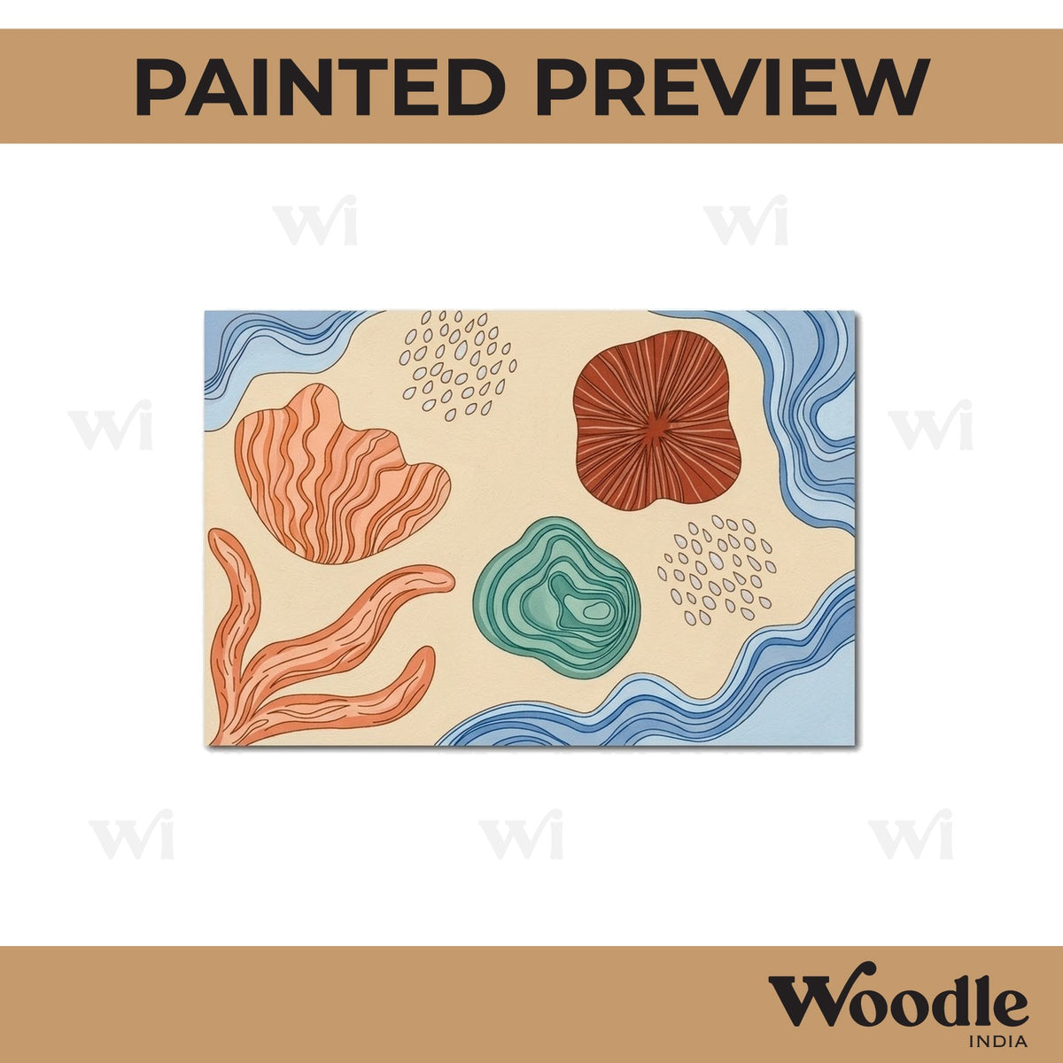 Ocean Pre Marked Base MDF Design 1