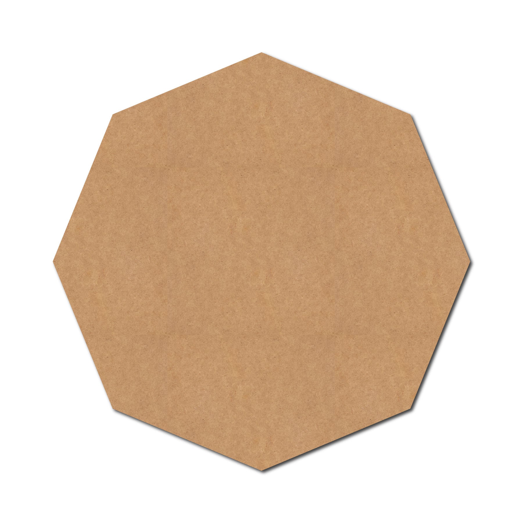 Octagon Base Cutout MDF Design