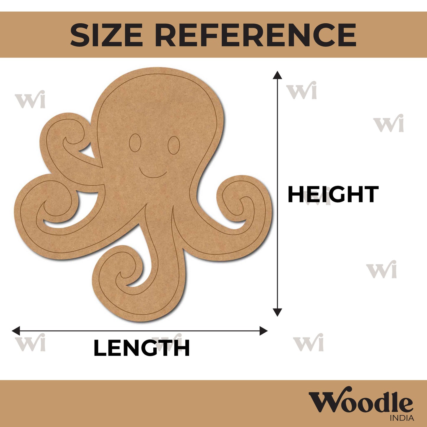 Octopus Pre Marked MDF Design 9