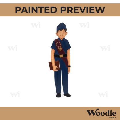Office Clerk Pre Marked MDF Design 1