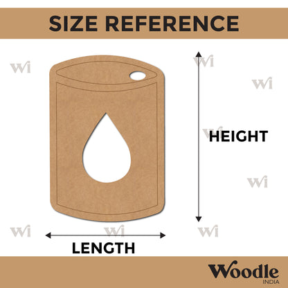 Oil Barrel Pre Marked MDF Design 1