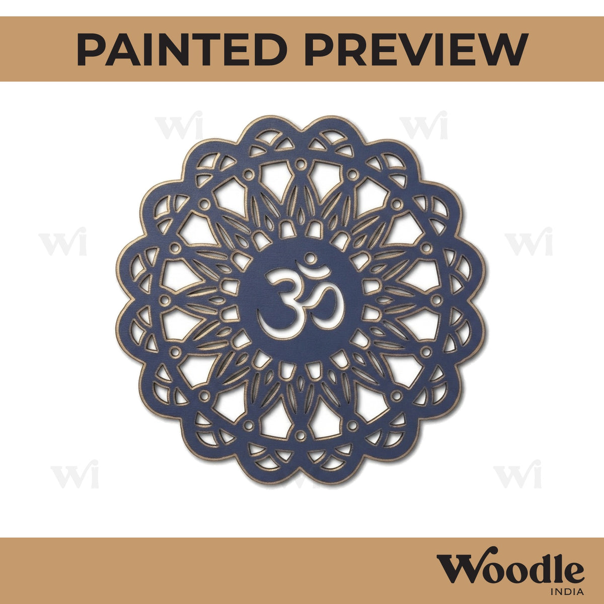 Om Base Cutout MDF Design 1