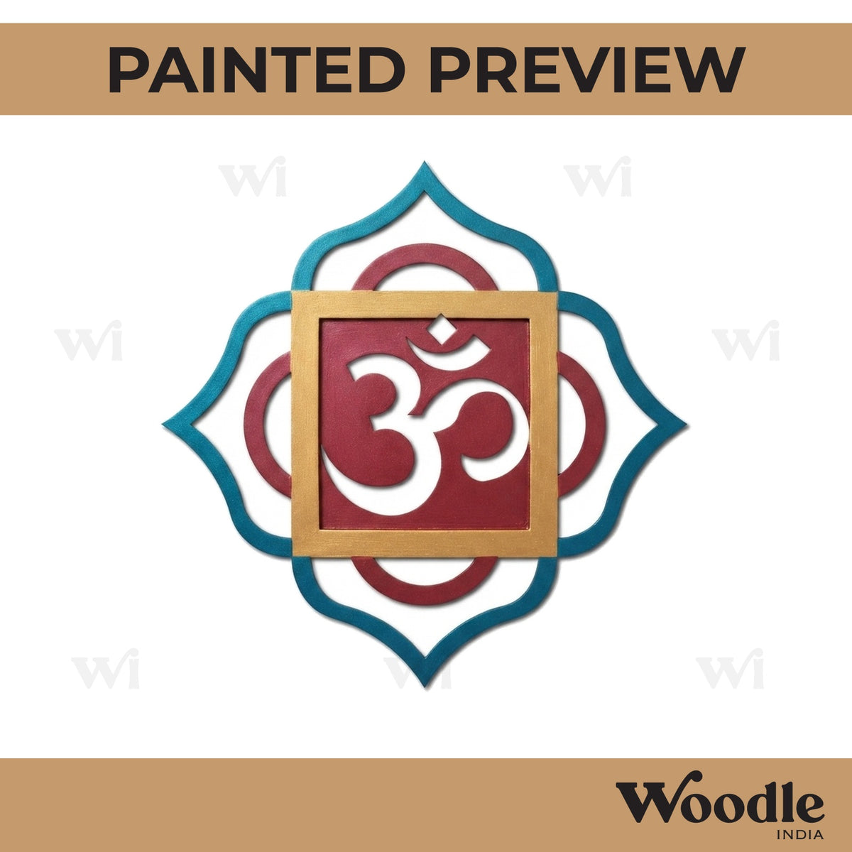 Om Base Cutout MDF Design 11