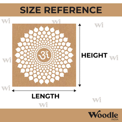 Om Base Cutout MDF Design 12