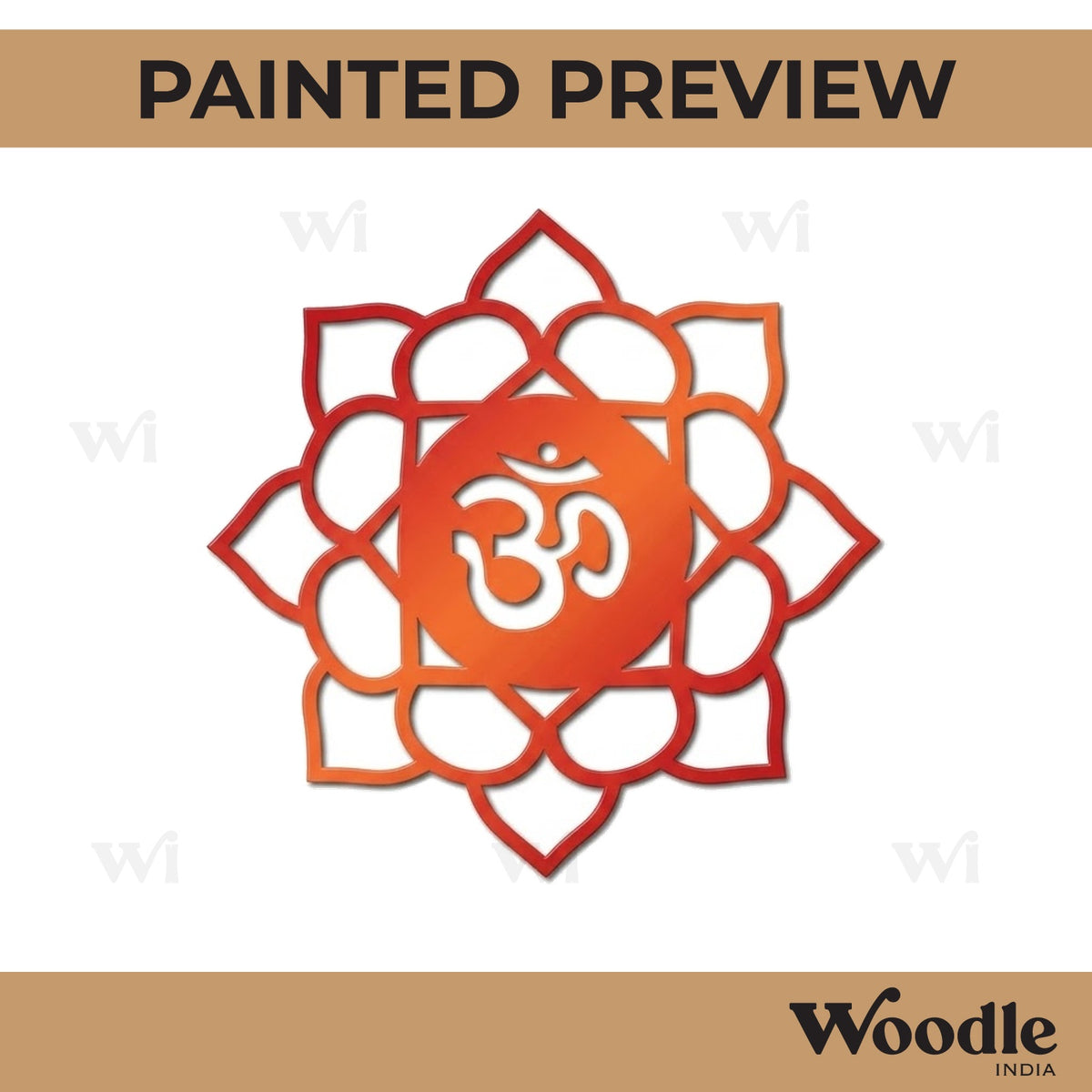 Om Base Cutout MDF Design 15