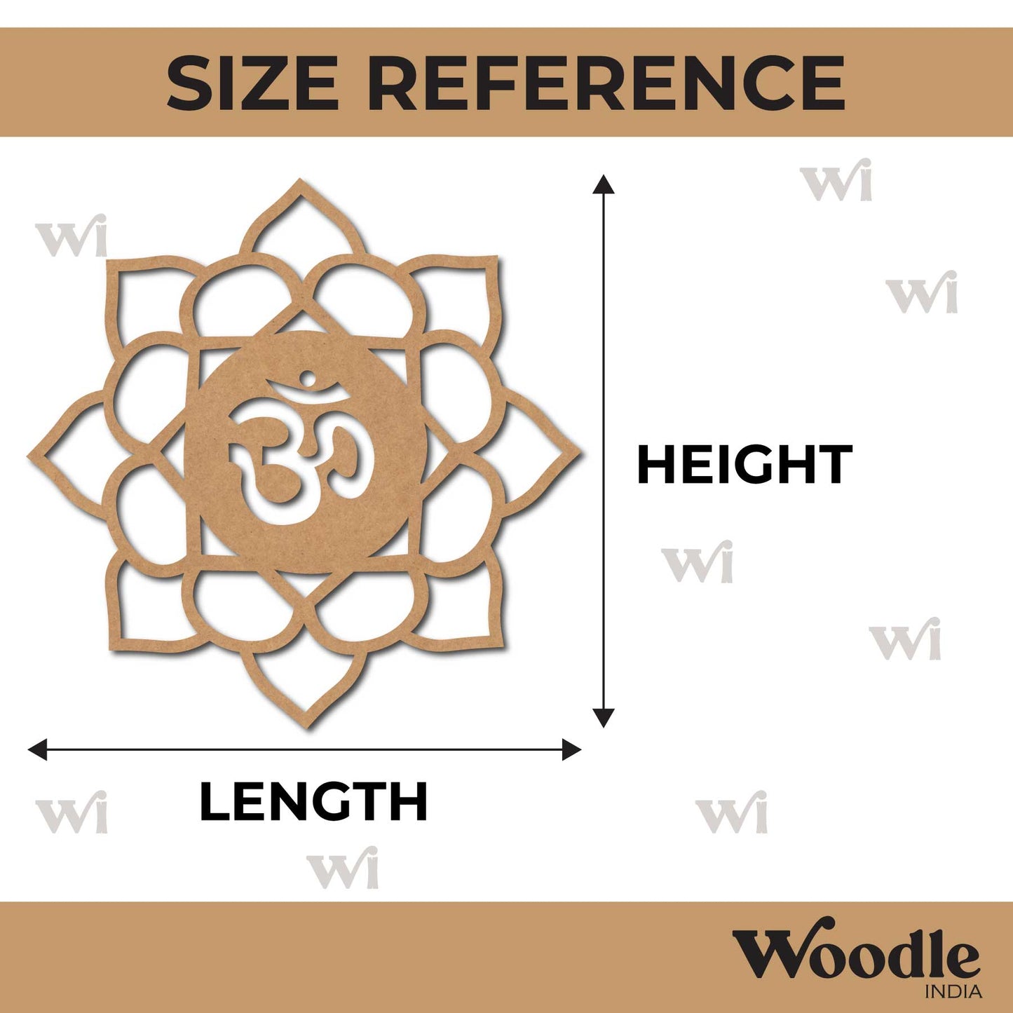 Om Base Cutout MDF Design 15
