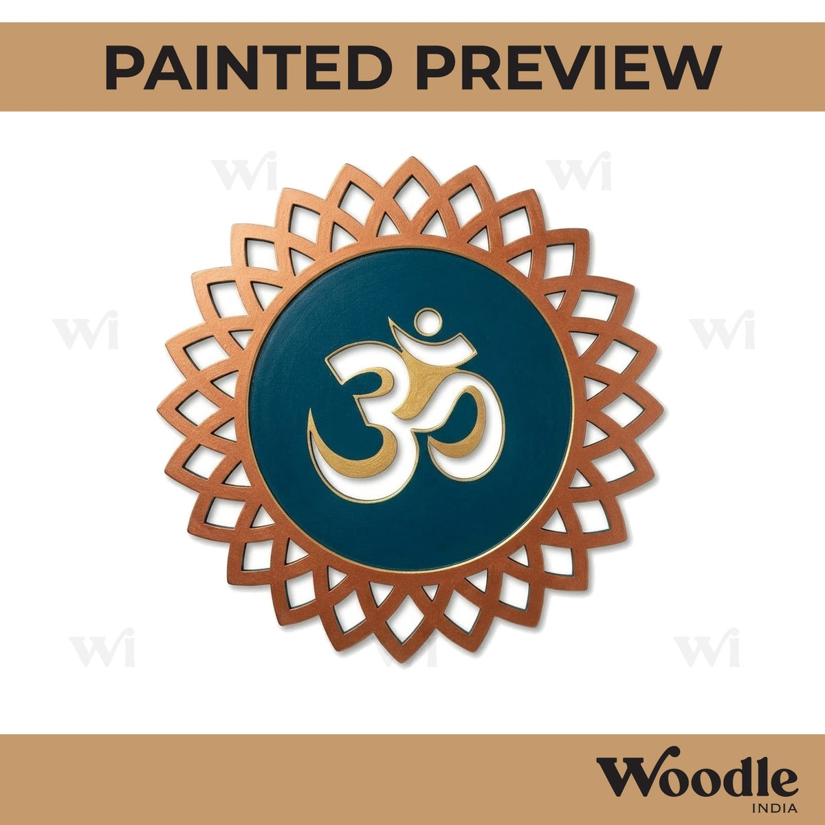 Om Base Cutout MDF Design 4