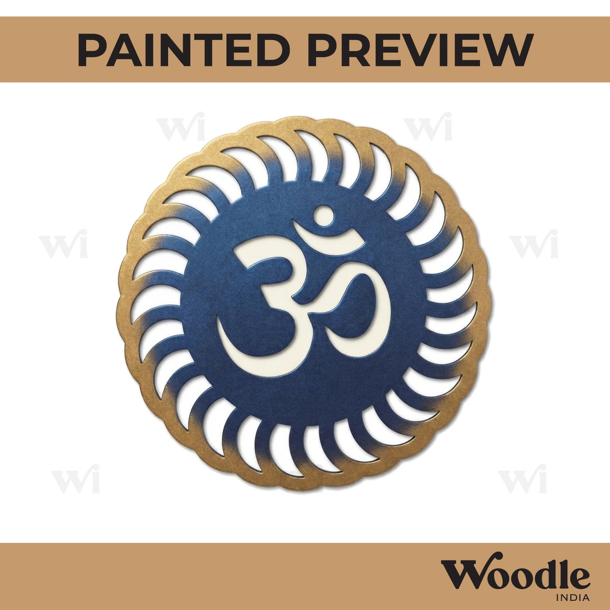 Om Base Cutout MDF Design 6