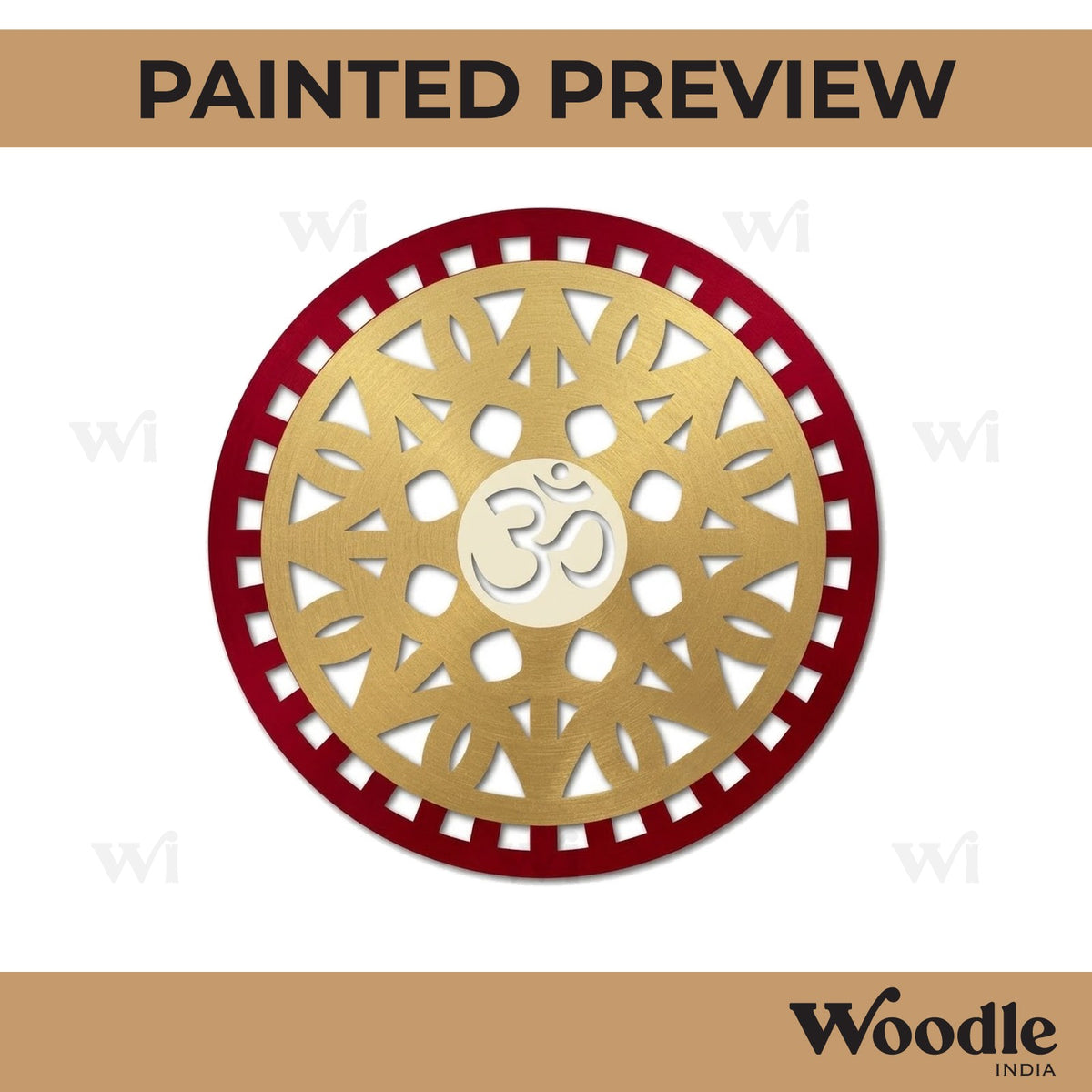 Om Base Cutout MDF Design 9