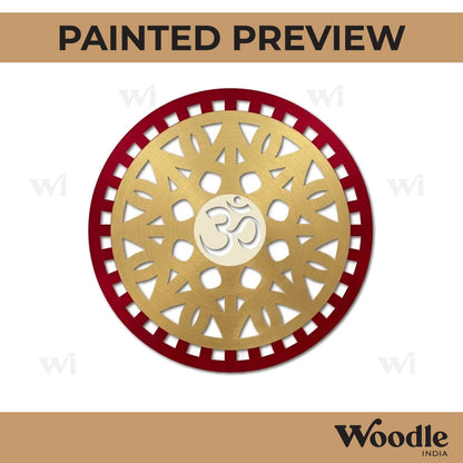Om Base Cutout MDF Design 9
