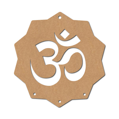 Om Hanging Cutout MDF Design 1