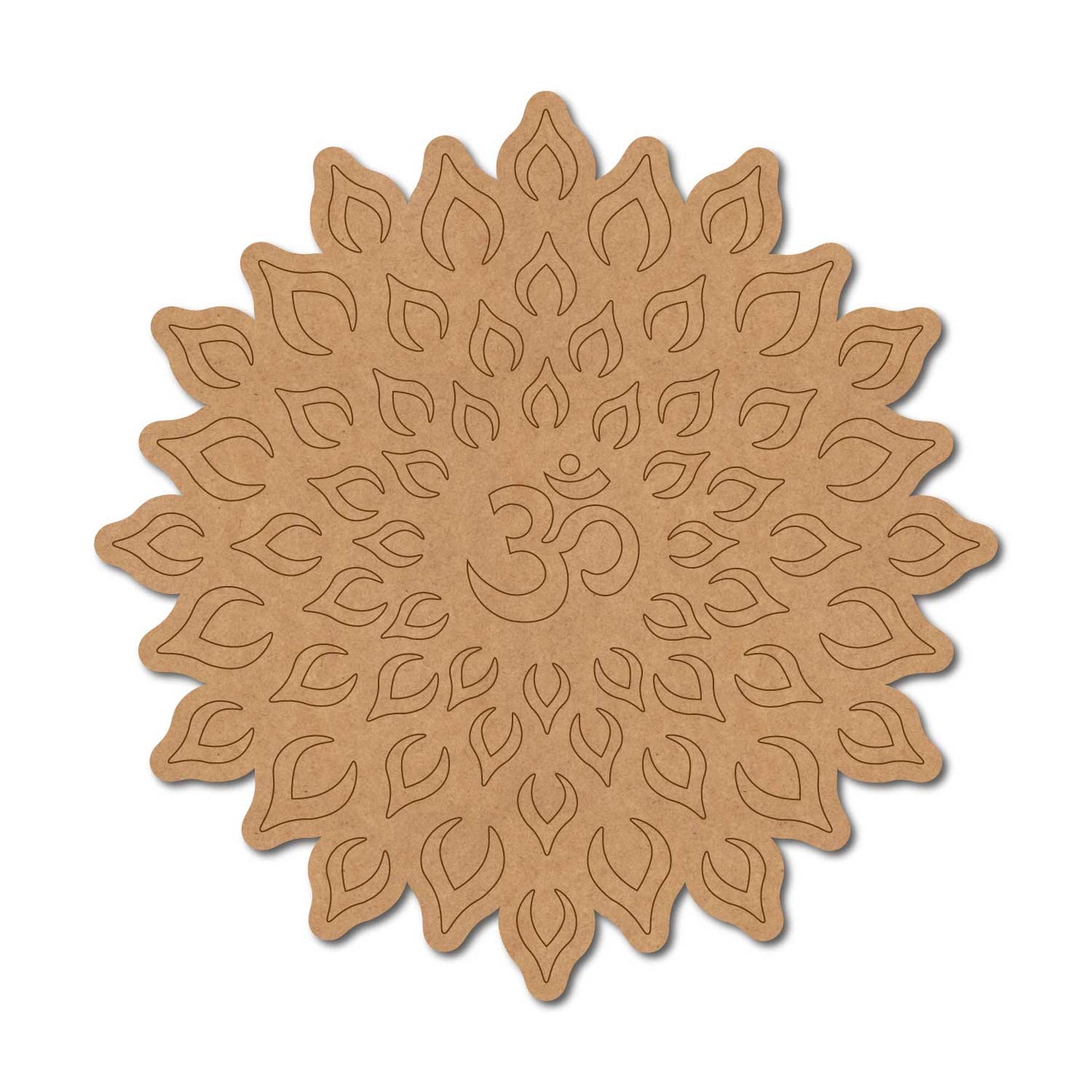 Om Mandala Pre Marked Base MDF Design 1