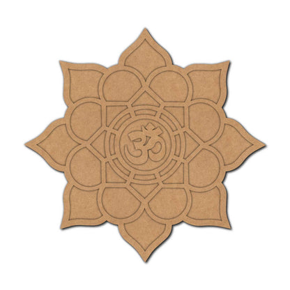 Om Mandala Two Layered Base MDF Design 1