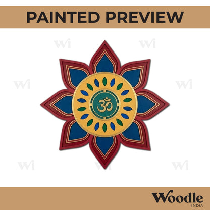 Om Mandala Two Layered Base MDF Design 2