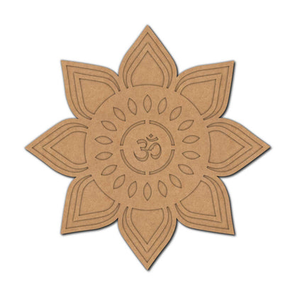Om Mandala Two Layered Base MDF Design 2