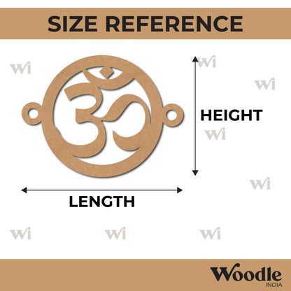 Om Rakhi Cutout MDF Design 1