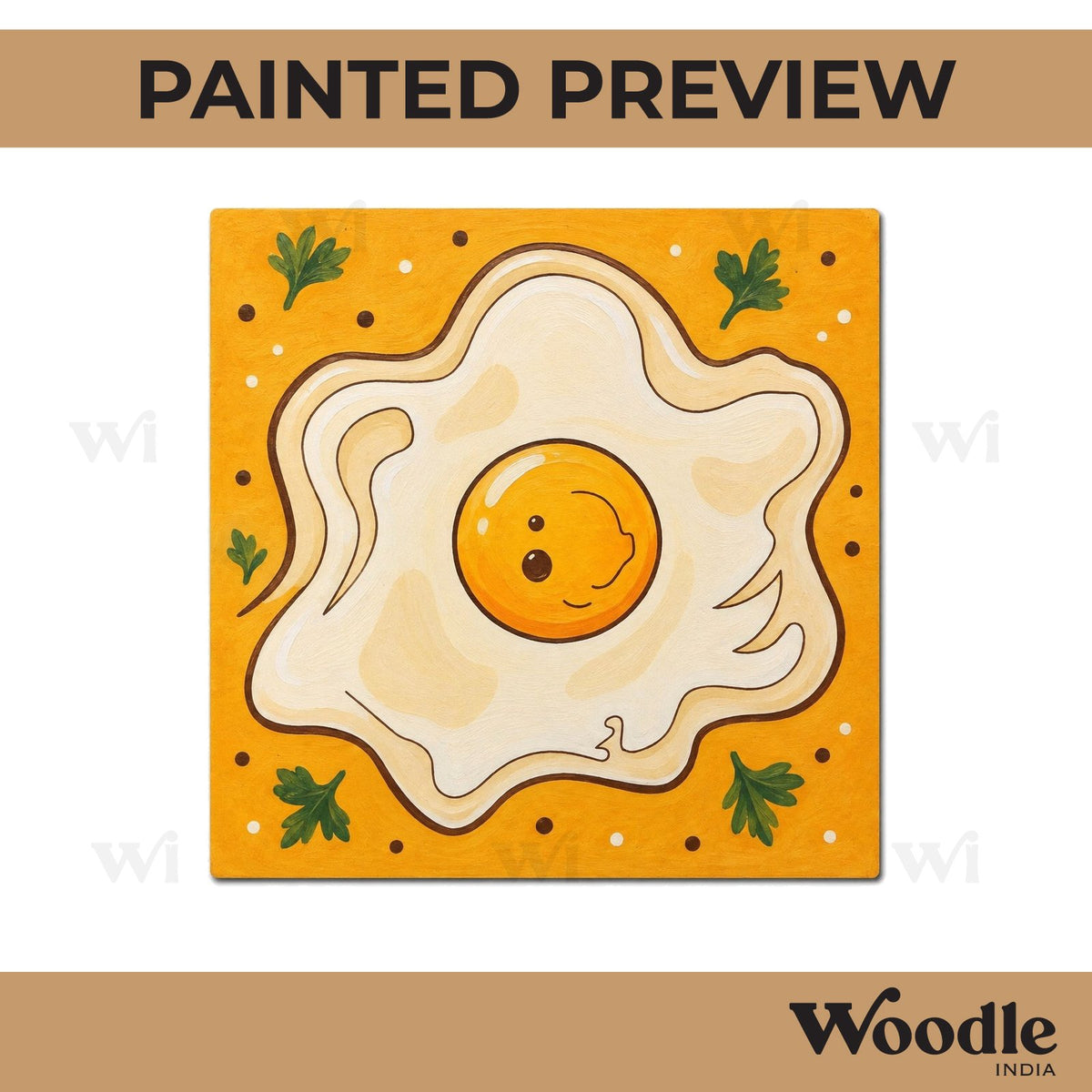Omelette Pre Marked Base MDF Design 1
