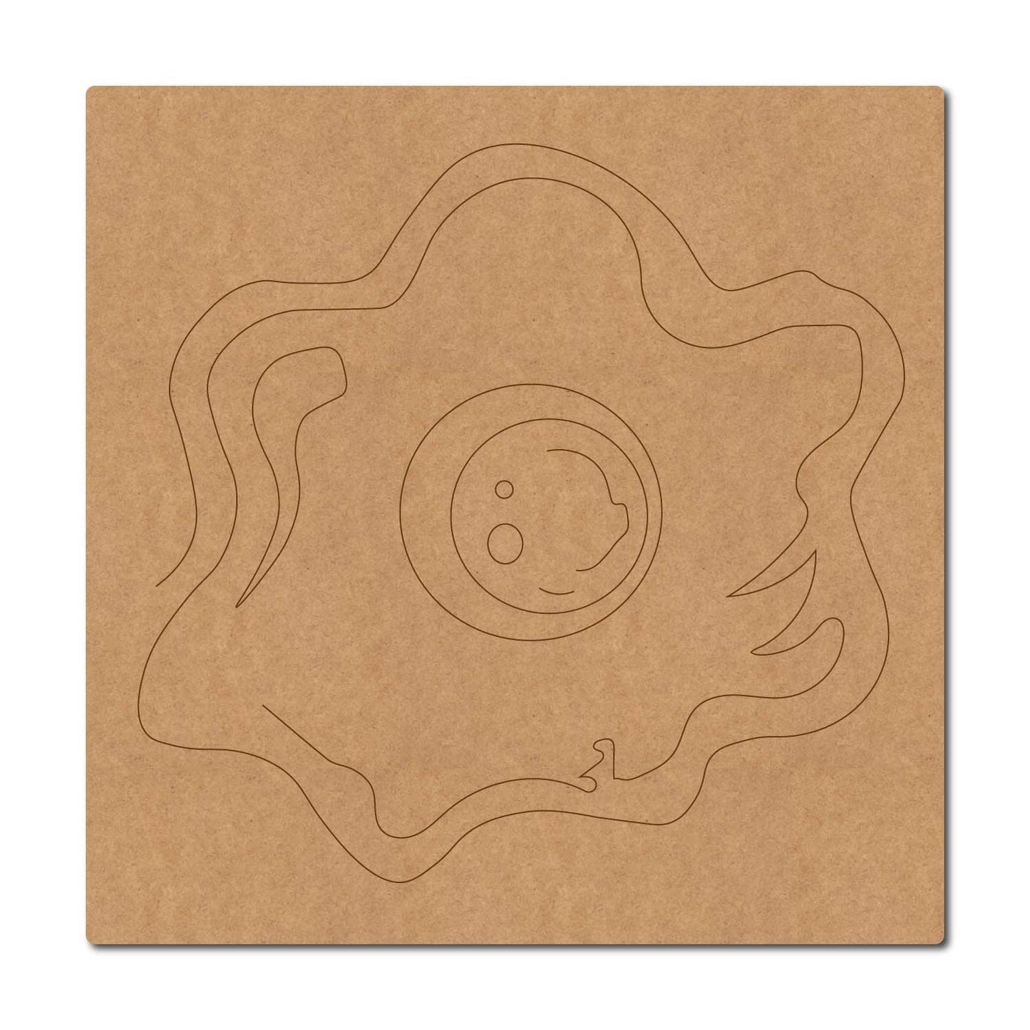 Omelette Pre Marked Base MDF Design 1