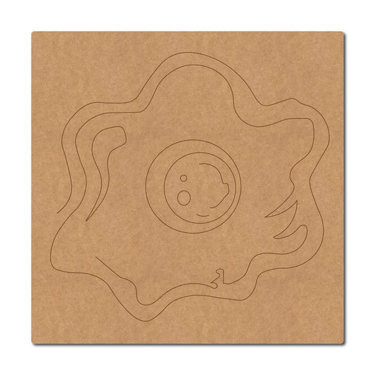 Omelette Pre Marked Base MDF Design 1